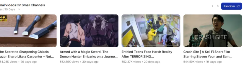 AI工具Nexlev分析了千万个频道，帮你找到 YouTube热门细分领域（方法未测试）