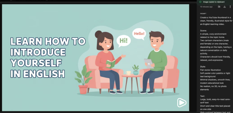 AI制作静态图片+音频,语言学习频道,附详细提示词和指南(方法未测试) AI制作静态图片+音频,语言学习频道,附详细提示词和指南(方法未测试)