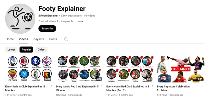 25个无需露脸的YouTube赚钱小众领域，附多个对标频道(思想、未测试）