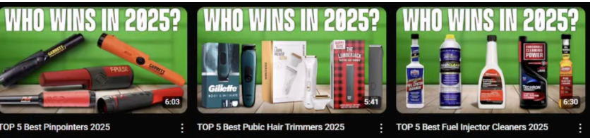 25个无需露脸的YouTube赚钱小众领域，附多个对标频道(思想、未测试）