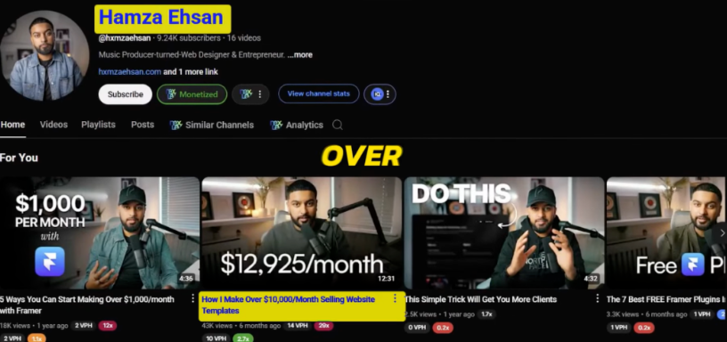 25个无需露脸的YouTube赚钱小众领域，附多个对标频道(思想、未测试）