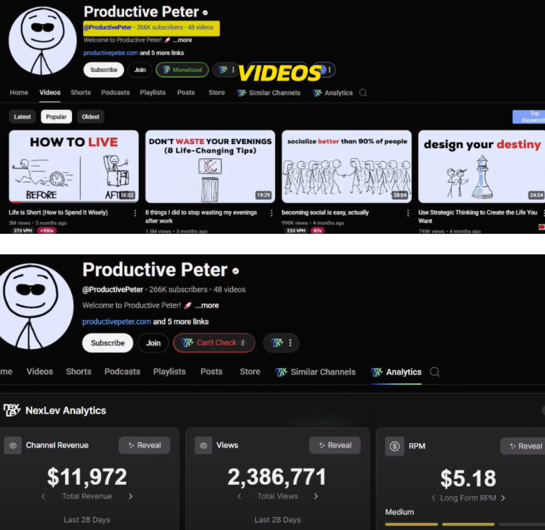 25个无需露脸的YouTube赚钱小众领域，附多个对标频道(思想、未测试）