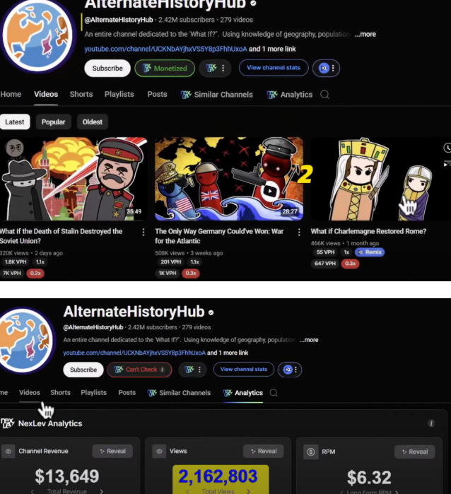 25个无需露脸的YouTube赚钱小众领域，附多个对标频道(思想、未测试）