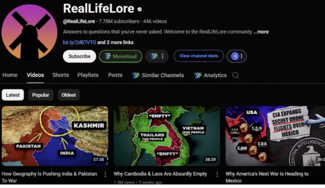 25个无需露脸的YouTube赚钱小众领域，附多个对标频道(思想、未测试）