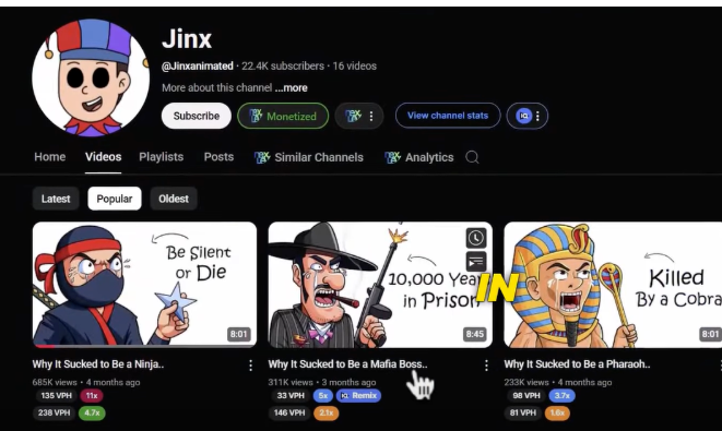 25个无需露脸的YouTube赚钱小众领域，附多个对标频道(思想、未测试）