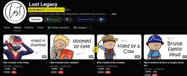25个无需露脸的YouTube赚钱小众领域，附多个对标频道(思想、未测试）