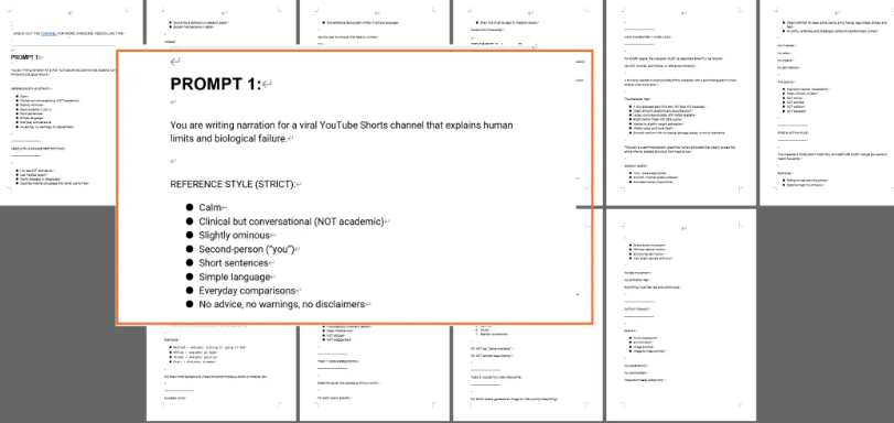 youtube用AI做爆款骨骼科普短视频(方法未测试）