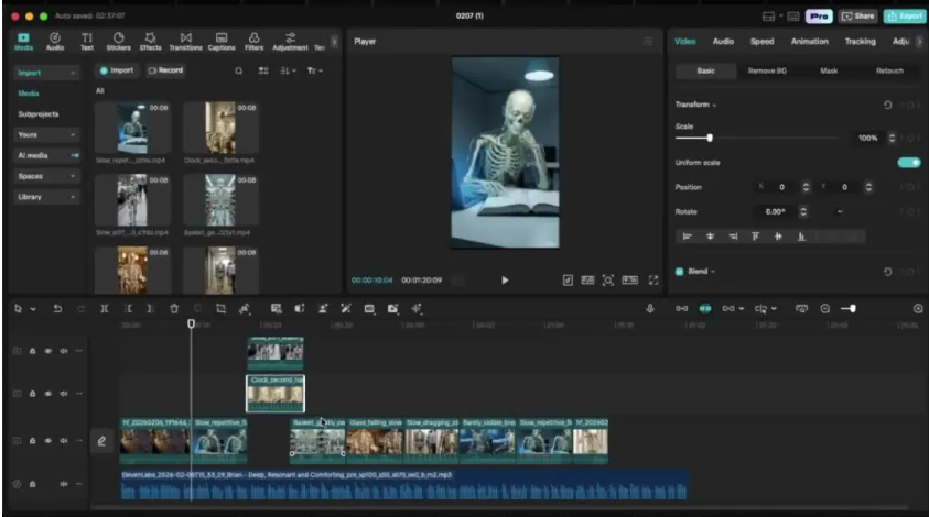 youtube用AI做爆款骨骼科普短视频(方法未测试）