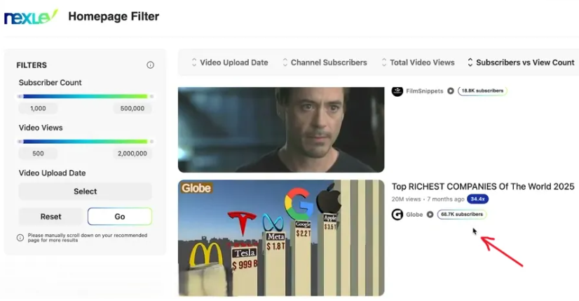 使用Nexlev快速找到 YouTube盈利赛道(方法) 使用Nexlev快速找到 YouTube盈利赛道(方法)