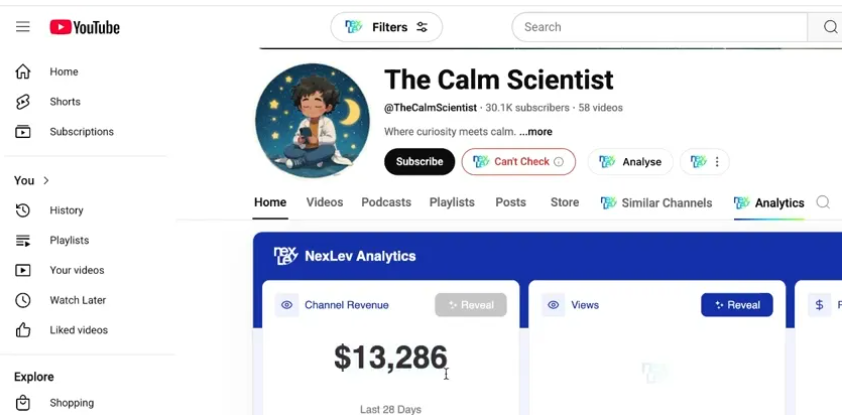 使用Nexlev快速找到 YouTube盈利赛道(方法) 使用Nexlev快速找到 YouTube盈利赛道(方法)