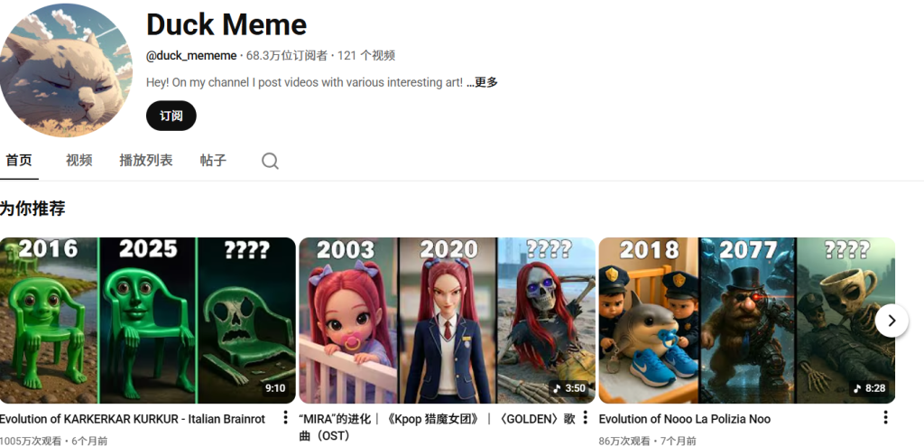 重点跟踪的YouTube频道：看它如何做内容和迭代（思想）