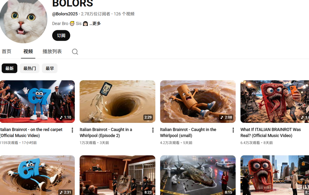 当BrainRot遇上街头采访，做YouTube也要重视爆款形式（思想）